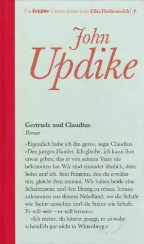 Buch: Gertrude und Claudius, Updike, John. Brigitte Edition, Roman