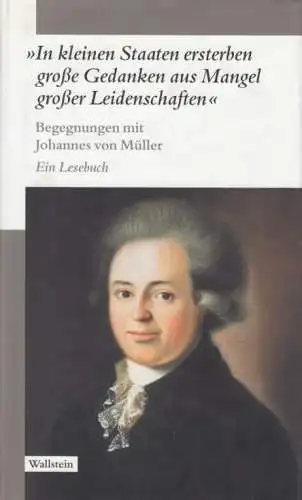 Buch: In kleinen Staaten ersterben große Gedanken... Howald, S., 2003, Wallstein