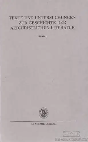 Buch: Die Überlieferung der griechischen Apologeten des zweiten... Harnack. 1991