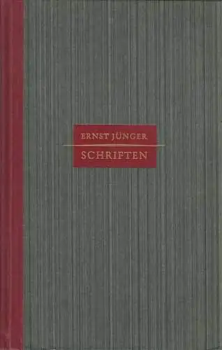 Buch: Schriften, Jünger, Ernst. Ca. 1965, Europäischer Buchklub, Eine Auswahl