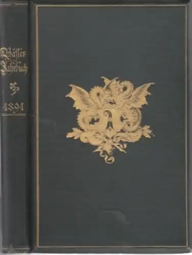 Buch: Basler Jahrbuch 1891, Burckhardt, Albert / Wackernagel, Rudolf. 1891