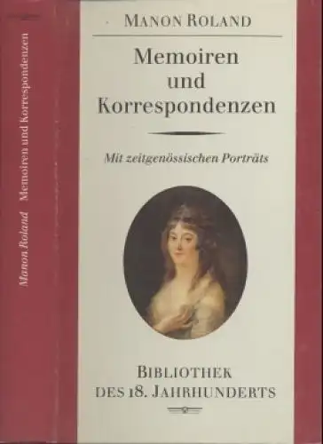 Buch: Memoiren und Korrespondenzen, Roland, Manon. 1988, gebraucht, gut