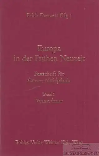 Buch: Europa in der Frühen Neuzeit. Band 1: Vormoderne, Donnert, Erich. 1997