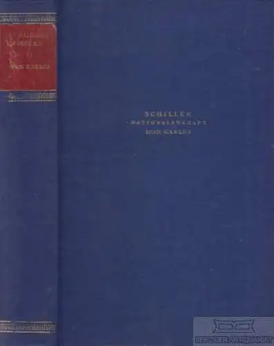 Buch: Schillers Werke. Nationalausgabe. Siebenter Band, Böckmann, Paul u.a. 1974