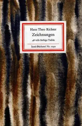 Insel-Bücherei 1030, Zeichnungen, Richter, Hans Theodor. 1982, Insel-Verlag