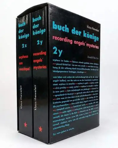 Buch: Das Buch der Könige. Theweleit, Klaus, 2 Bände, 1996, Stroemfeld Verlag