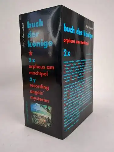 Buch: Das Buch der Könige. Theweleit, Klaus, 2 Bände, 1996, Stroemfeld Verlag