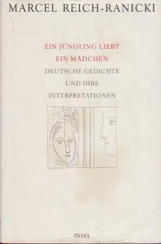 Buch: Ein Jüngling liebt ein Mädchen, Reich-Ranicki, Marcel. 2001, Insel Verlag