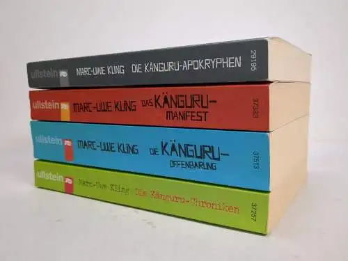 Die Känguru-Chroniken 1-4, Tetralogie, Marc-Uwe Kling, Ullstein Verlag, 4 Bände