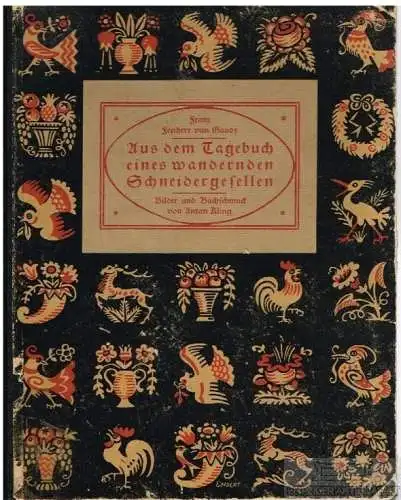 Buch: Aus dem Tagebuch eines wandernden Schneidergesellen, Gaudy, Phoebus-Verlag