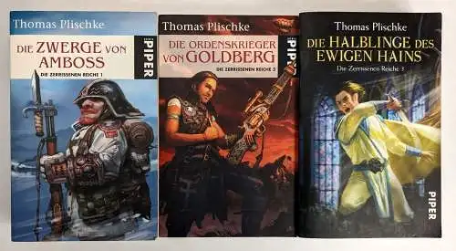 Buch: Die zerrissenen Reiche 1-3, Plischke, Thomas, 3 Bände, Piper Verlag