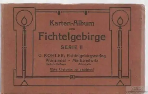 Buch: Karten-Album vom Fichtelgebirge , Serie II, gebraucht, gut