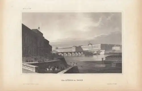 Die Münze in Paris. aus Meyers Universum, Stahlstich. Kunstgrafik, 1850