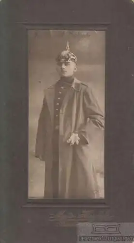 Fotografie Herzfeld - Portrait Paul Krause - Mann in Uniform, Fotografie. 1909