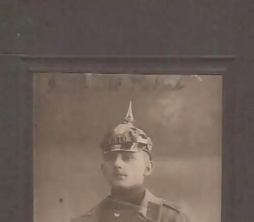 Fotografie Herzfeld - Portrait Paul Krause - Mann in Uniform, Fotografie. 1909