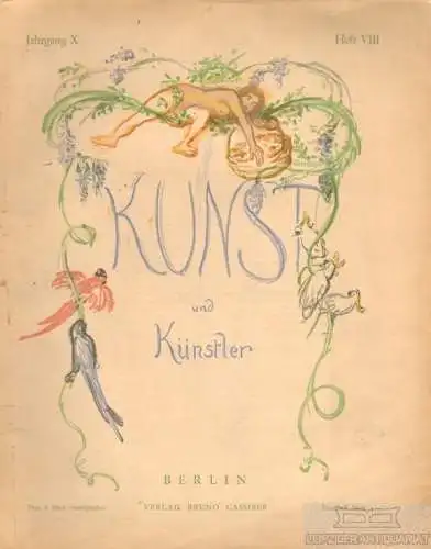 Kunst und Künstler. Jahrgang X , Heft VIII, Mai 1912, Scheffler, Karl. 1912