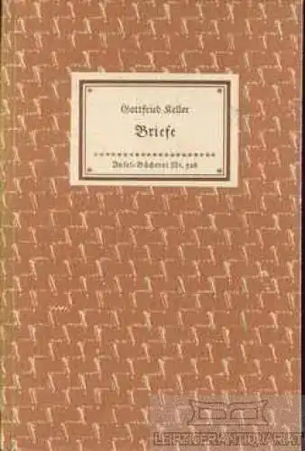 Insel-Bücherei 528, Briefe, Keller, Gottfried. 1952, Insel-Verlag