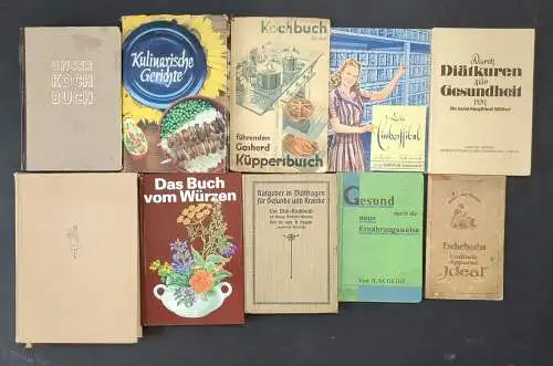 10 Kochbücher, Gerichte, Feinschmecker, Würzen, Diät, Einkochfibel, Ernährung