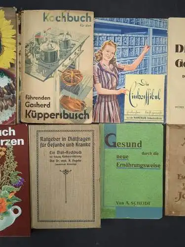 10 Kochbücher, Gerichte, Feinschmecker, Würzen, Diät, Einkochfibel, Ernährung