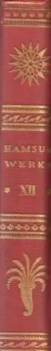 Buch: Ges. Werke in 12 Bdn.-Bd. 12, Hamsun, Knut, 1926, Albert Langen, gut