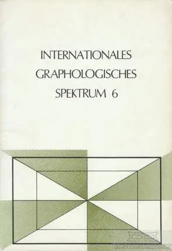 Buch: Internationales Graphologisches Spektrum, Wittenberg, J. J. Spektrum, 1975