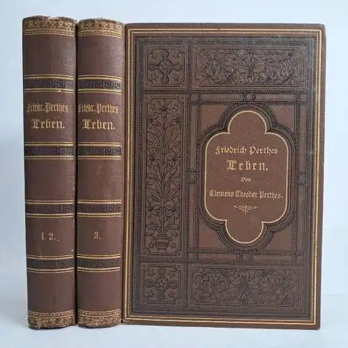 Buch: Friedrich Perthes' Leben, 2 Bände, C. Th. Perthes, 1872, F. A. Perthes