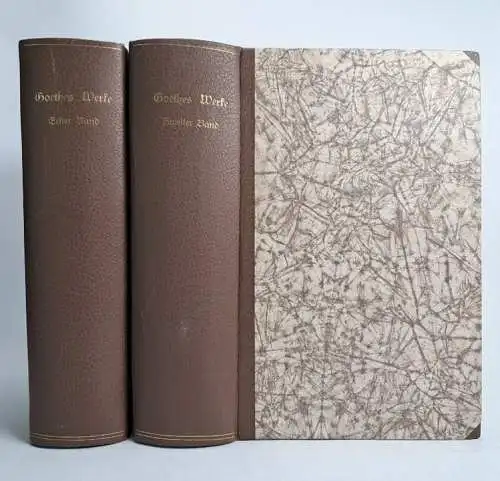 Buch: Goethe's poetische und prosaische Werke in zwei Bänden, Cotta, 1836, 2 Bde