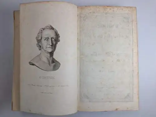 Buch: Goethe's poetische und prosaische Werke in zwei Bänden, Cotta, 1836, 2 Bde