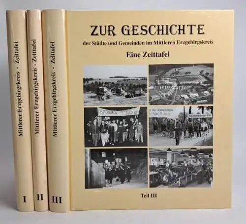 Buch: Zur Geschichte der Städte und Gemeinden im Mittleren Erzgebirgskreis I-III