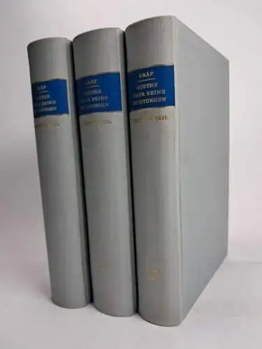 Buch: Goethe über seine Dichtungen, 3. Teil: Die lyrischen Dichtungen, 3 Bände