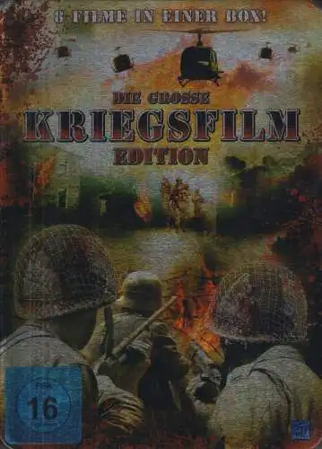 DVD-Box: Die große Kriegsfilm Edition. 2012, 8 Filme, 3 DVDs, gebraucht, gut