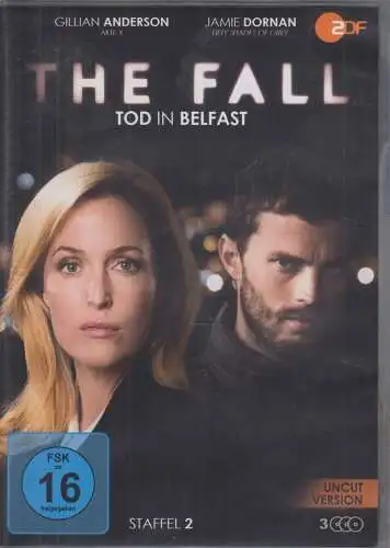 DVD-Box: The Fall - Tod in Belfast. Staffel 2. 2016, Gillian Anderson, 3 DVDs