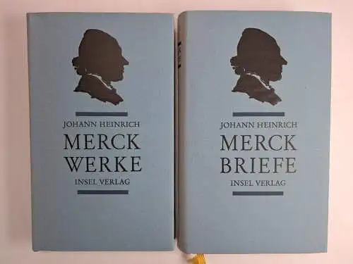 Buch: Johann Heinrich Merck - Werke, 2 Bände, 1968, Insel Verlag, gebraucht, gut