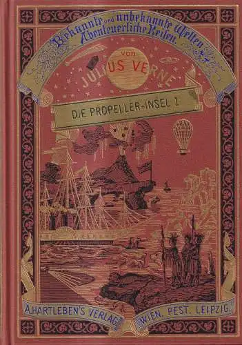 Buch: Die Propeller-Insel. Band I, Jules Verne, 1991, Deutscher Bücherbund