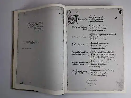 Buch: Die Kolmarer Liederhandschrift, Faksimile, 2 Bände, Alfred Kümmerle, 1976