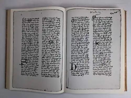 Buch: Die Kolmarer Liederhandschrift, Faksimile, 2 Bände, Alfred Kümmerle, 1976