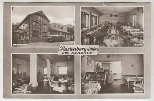 AK Rastenberg (Thür.) HOG KURHAUS, ca. 1966, VEB Bild und Heimat, ungelaufen