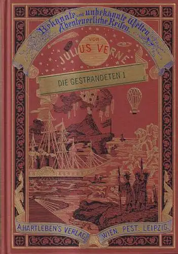 Buch: Die Gestrandeten. Band I, Jules Verne, 1991, Deutscher Bücherbund