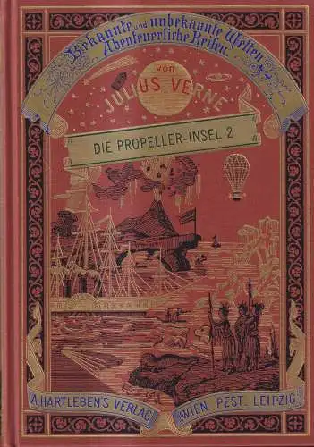 Buch: Die Propeller-Insel. Band II, Jules Verne, 1991, Deutscher Bücherbund