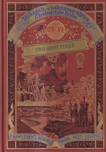 Buch: Zwei Jahre Ferien, Jules Verne, 1991, Deutscher Bücherbund