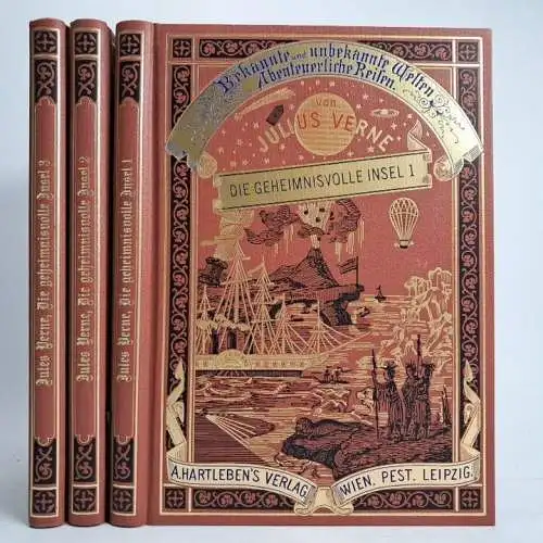 Buch: Die geheimnisvolle Insel. Band I-II, Jules Verne, Deutscher Bücherbund