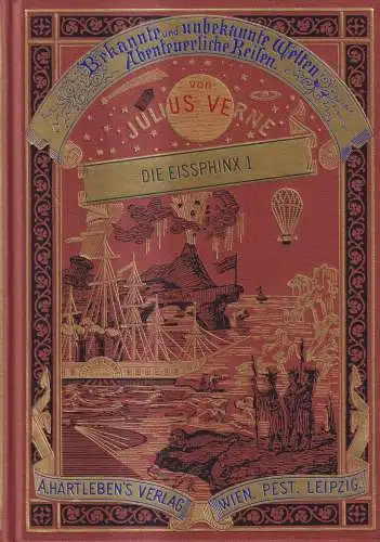 Buch: Die Eissphinx. Band I, Jules Verne, 1991, Deutscher Bücherbund