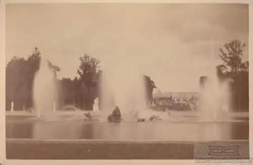 Fotografie H. Guerard, Paris - Le bassin de Neptune de Versailles... Fotografie