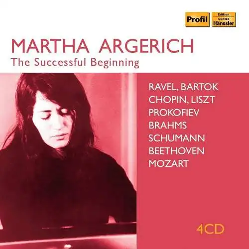 CD-Box: Martha Argerich - The Successful Beginning, 2018, Profil Medien, Musik