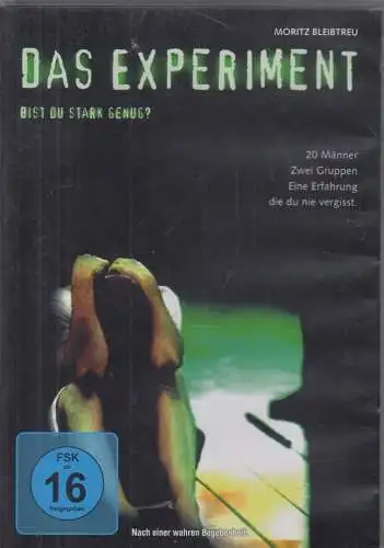 DVD: Das Experiment. 2009, Moritz Bleibtreu, Universum Film, gebraucht, gut