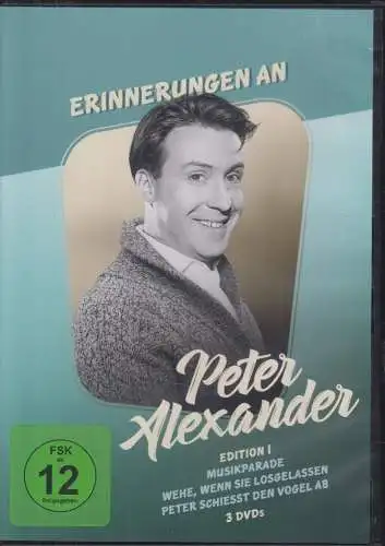 DVD-Box: Erinnerungen an Peter Alexander - Edition I. 2017, 3 DVDs, gut