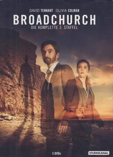 DVD-Box: Broadchurch - 3. Staffel. 2018, David Tennant, Olivia  Colman, 3 DVDs