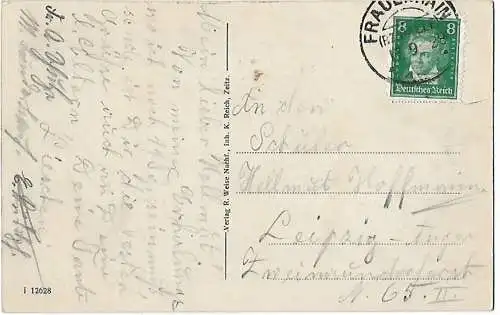 AK Walderholungsstätte Frauenhain. ca. 1928, Postkarte. Ca. 1928, gebraucht, gut