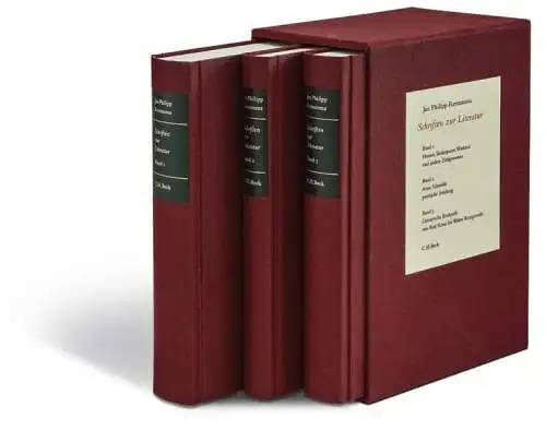 Buch: Schriften zur Literatur, Jan Philipp Reemtsma, 2015, C. H. Beck, 3 Bände