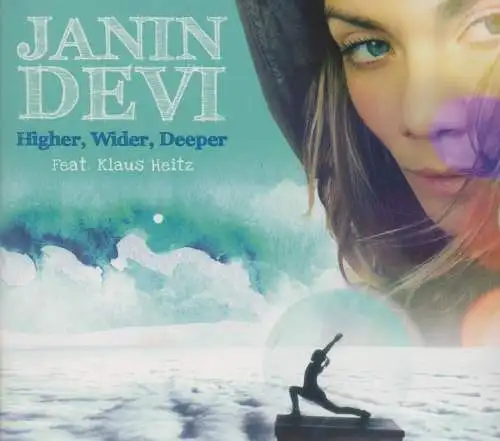 CD: Janin Devi, Higher, Wider, Deeper. 2014, feat. Klaus Heitz, gebraucht, gut